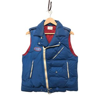 ヴィスヴィム(VISVIM)のVISVIM ビズビム 品番 0120205013004 STRABLER DOWN VEST ダウンベスト ブルー サイズ１ 正規品 / 33070(ベスト)