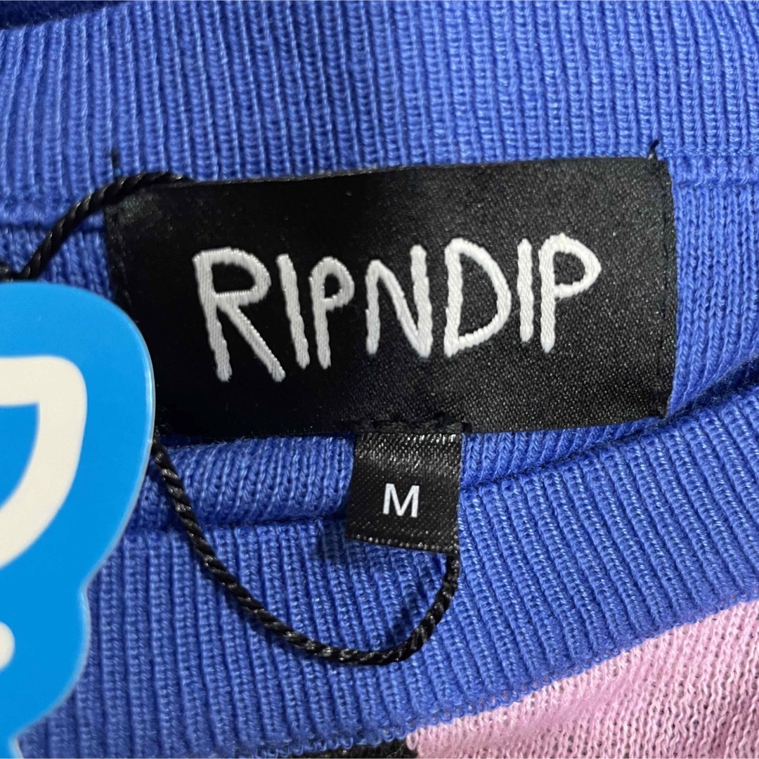 RIPNDIP(リップンディップ)の【未使用・タグ付き】RIPNDIP  ニット　セーター　ピカチュウ　パロディ　M メンズのトップス(ニット/セーター)の商品写真