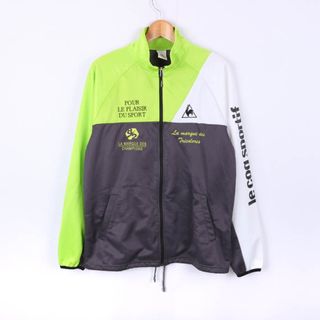 ルコックスポルティフ(le coq sportif)のルコックスポルティフ トラックジャケット ジャージ上 大きいサイズ スポーツウエア アウター メンズ Oサイズ グレー le coq sportif(ブルゾン)