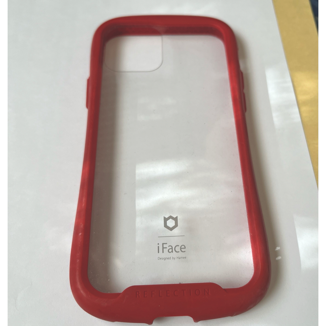 Hamee(ハミィ)のiFace iPhone12 レッド スマホ/家電/カメラのスマホアクセサリー(iPhoneケース)の商品写真