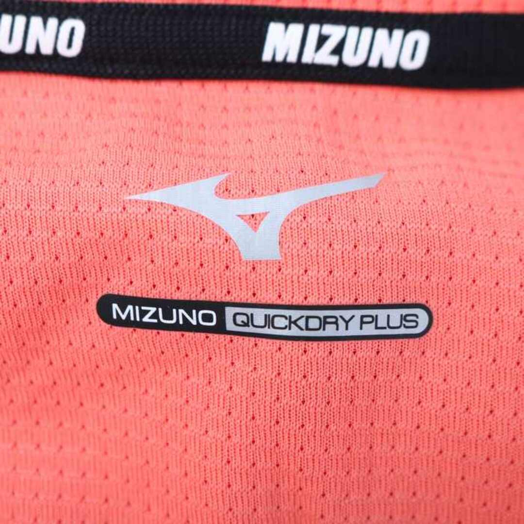 MIZUNO(ミズノ)のミズノ Tシャツ 半袖 メッシュ スポーツウエア トップス レディース Lサイズ オレンジ Mizuno レディースのトップス(Tシャツ(半袖/袖なし))の商品写真