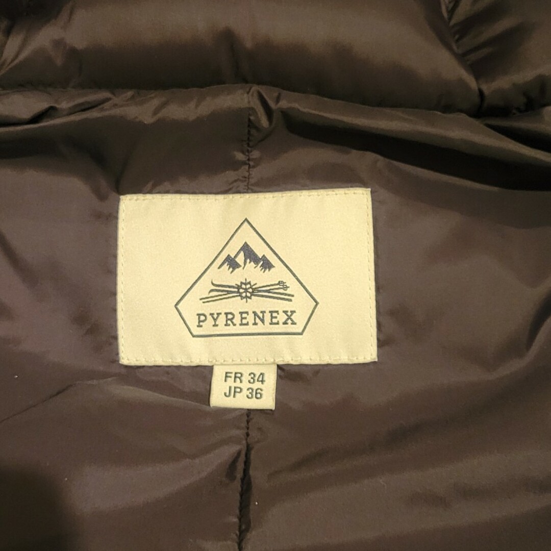 Pyrenex(ピレネックス)のほぼ未使用!!ピレネックス グルノーブル 36 ブラック レディースのジャケット/アウター(ダウンコート)の商品写真