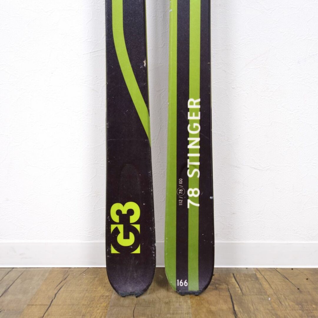 ジースリー G3 STINGER スティンガー 166cm センター78mm スキー ジースリー G3 STINGER スティンガー 166cm センター78mm スキー