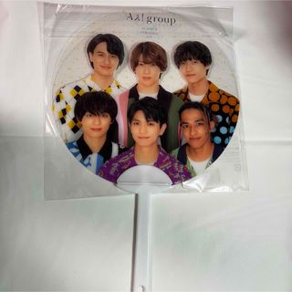 ジャニーズジュニア(ジャニーズJr.)のAぇ! group 透明ミニうちわ(アイドルグッズ)