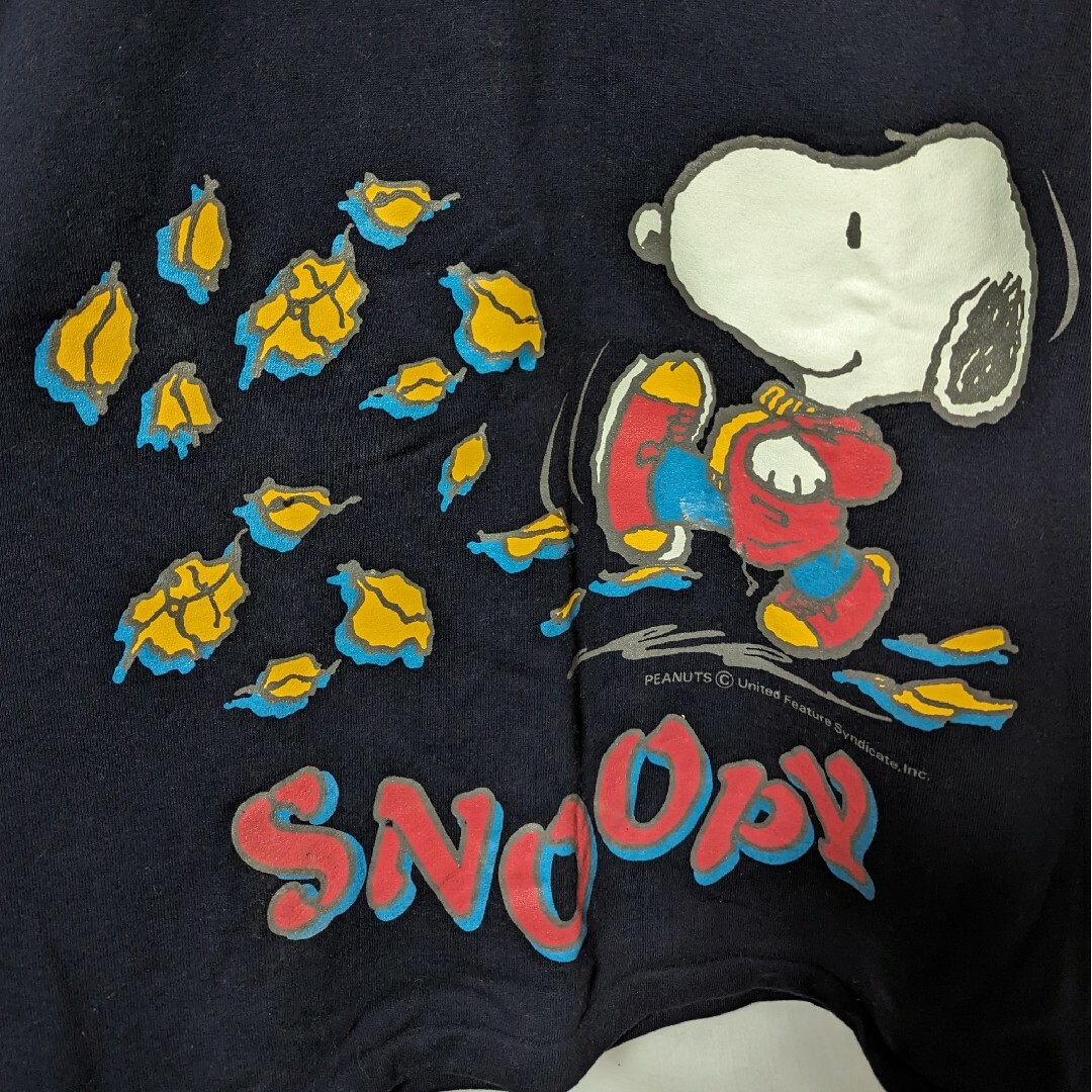 SNOOPY(スヌーピー)の新品 未使用 スヌーピートレーナー M ネイビー レディースのトップス(トレーナー/スウェット)の商品写真