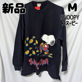 スヌーピー(SNOOPY)の新品 未使用 スヌーピートレーナー M ネイビー(トレーナー/スウェット)