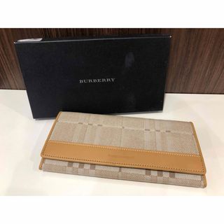 バーバリー(BURBERRY)の♡未使用 バーバリー 長財布 チェック♡(財布)