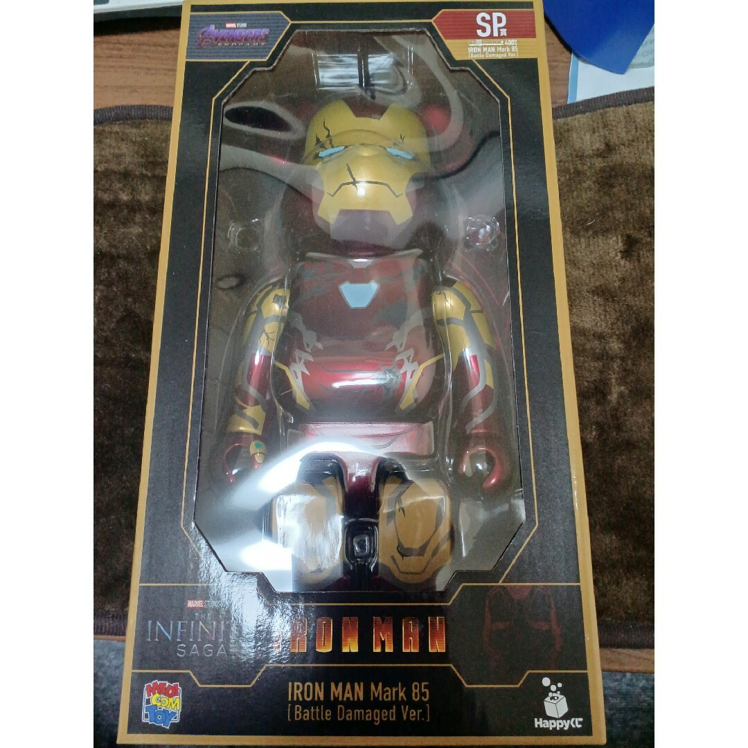 IRON MAN happyくじ SP賞　アイアンマン　ベアブリック　即日発送即日発送です