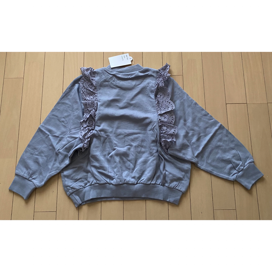 apres les cours(アプレレクール)のアプレレクール レースフリルトレーナー 140 キッズ/ベビー/マタニティのキッズ服女の子用(90cm~)(その他)の商品写真