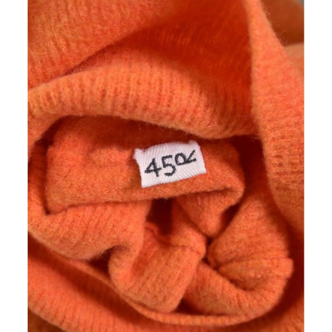 45R(フォーティファイブアール)の45R フォーティーファイブアール ニット・セーター -(M位) オレンジ 【古着】【中古】 レディースのトップス(ニット/セーター)の商品写真