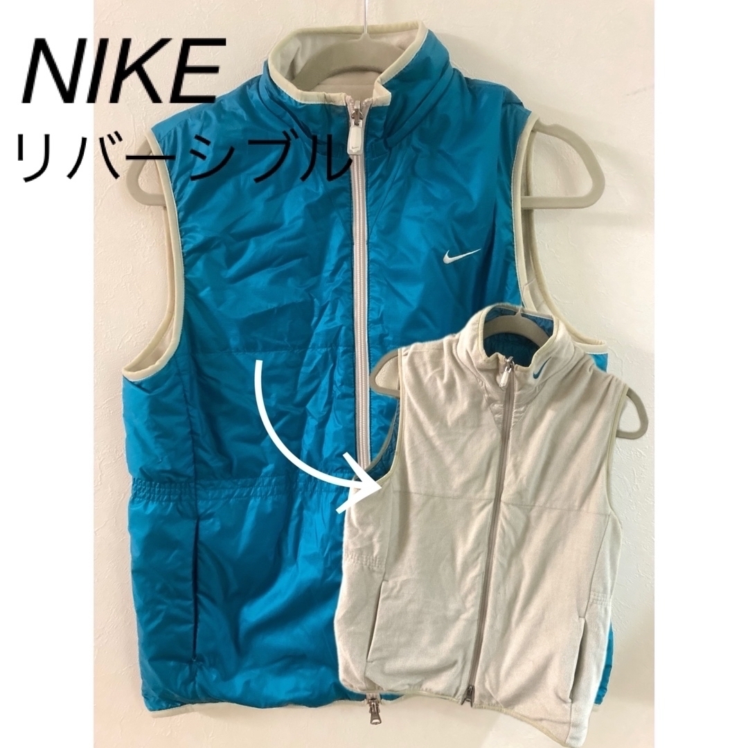 NIKE(ナイキ)のNIKE ダウンベスト ダウンジャケット レディースのジャケット/アウター(ダウンベスト)の商品写真