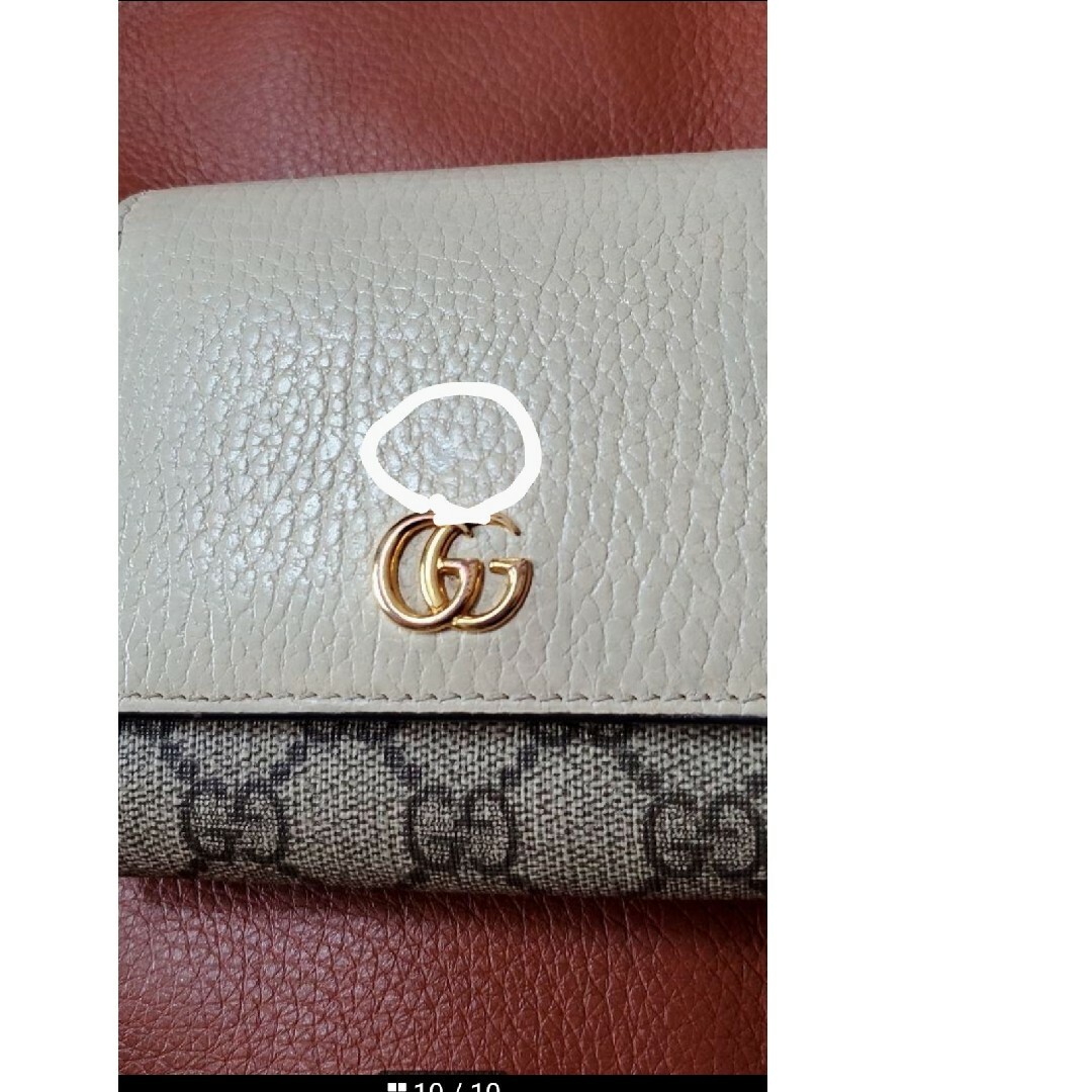 Gucci(グッチ)のGUCCI　GGスプリーム　GGマーモント ウォレット　折り財布 レディースのファッション小物(財布)の商品写真