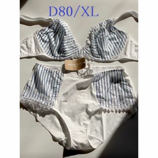 レジャビー(Lejaby)のD80+XL☆Maison Lejaby　レジャビ　海外高級ランジェリー(ブラ&ショーツセット)