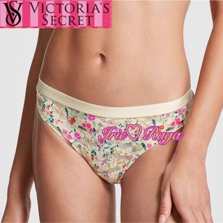 ヴィクトリアズシークレット(Victoria's Secret)の★Victoria's Secret PINK★フローラルTバックショーツ★下着(ショーツ)