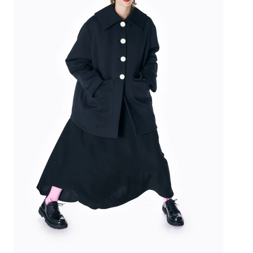 ENFOLD - FLAT-COLLAR SILHOUETTE COATの通販 by Riyuu's ENFOLD - FLAT-COLLAR SILHOUETTE COATの通販 by Riyuu's