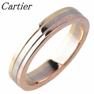 カルティエ(Cartier)のカルティエ トリニティ ウェディング リング ルイカルティエ ヴァンドーム #48 幅3.3mm 750 スリーカラー 新品仕上げ済 Cartier【15386】(リング(指輪))