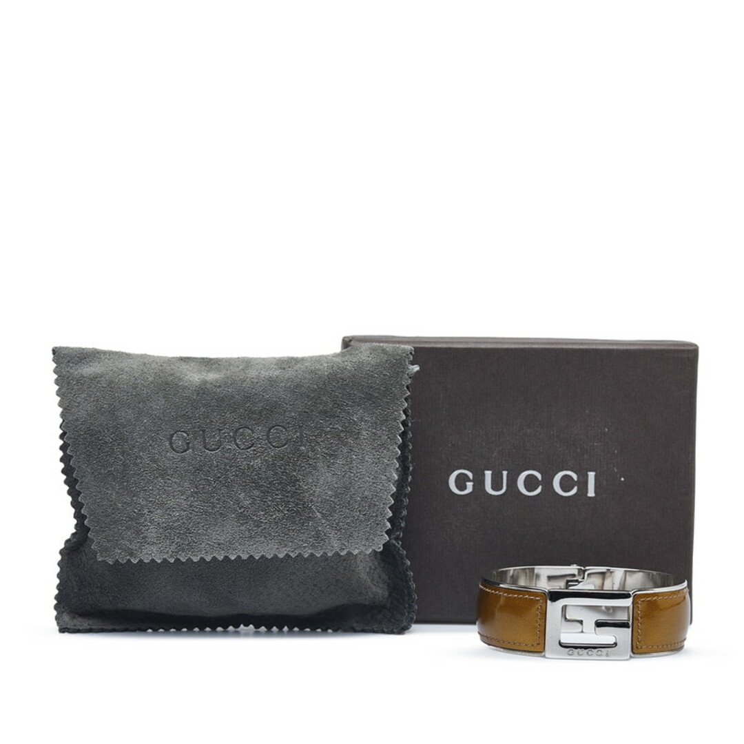 Gucci(グッチ)のグッチ Gバックル バングル メッキ レディース GUCCI 【228-32476】 レディースのアクセサリー(ブレスレット/バングル)の商品写真