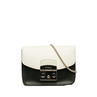 フルラ(Furla)のフルラ メトロポリス バイカラー チェーン ショルダーバッグ レザー レディース Furla 【228-34045】(ショルダーバッグ)