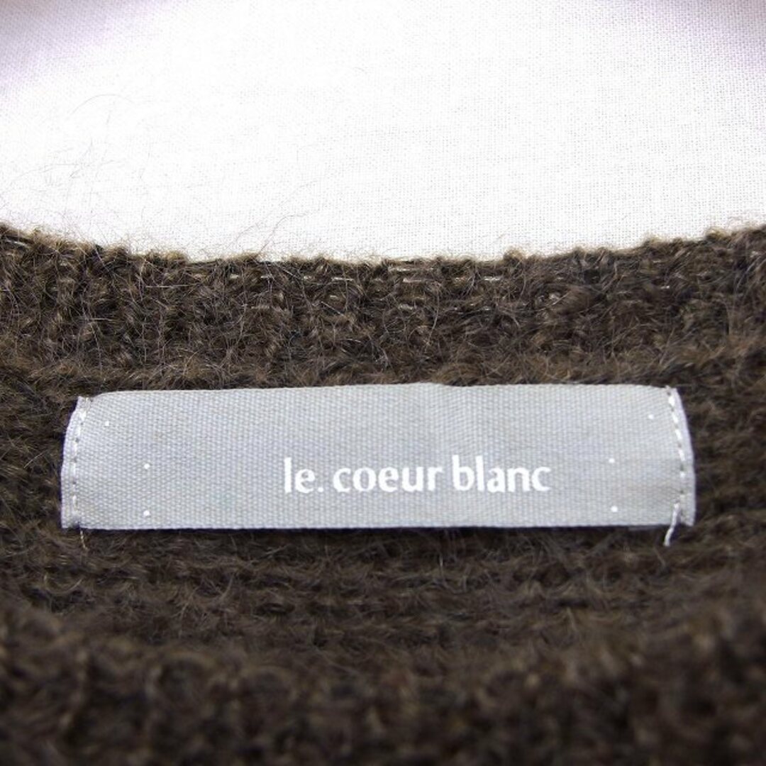 le.coeur blanc(ルクールブラン)のルクールブラン le.coeur blanc セーター ニット シンプル レディースのトップス(ニット/セーター)の商品写真