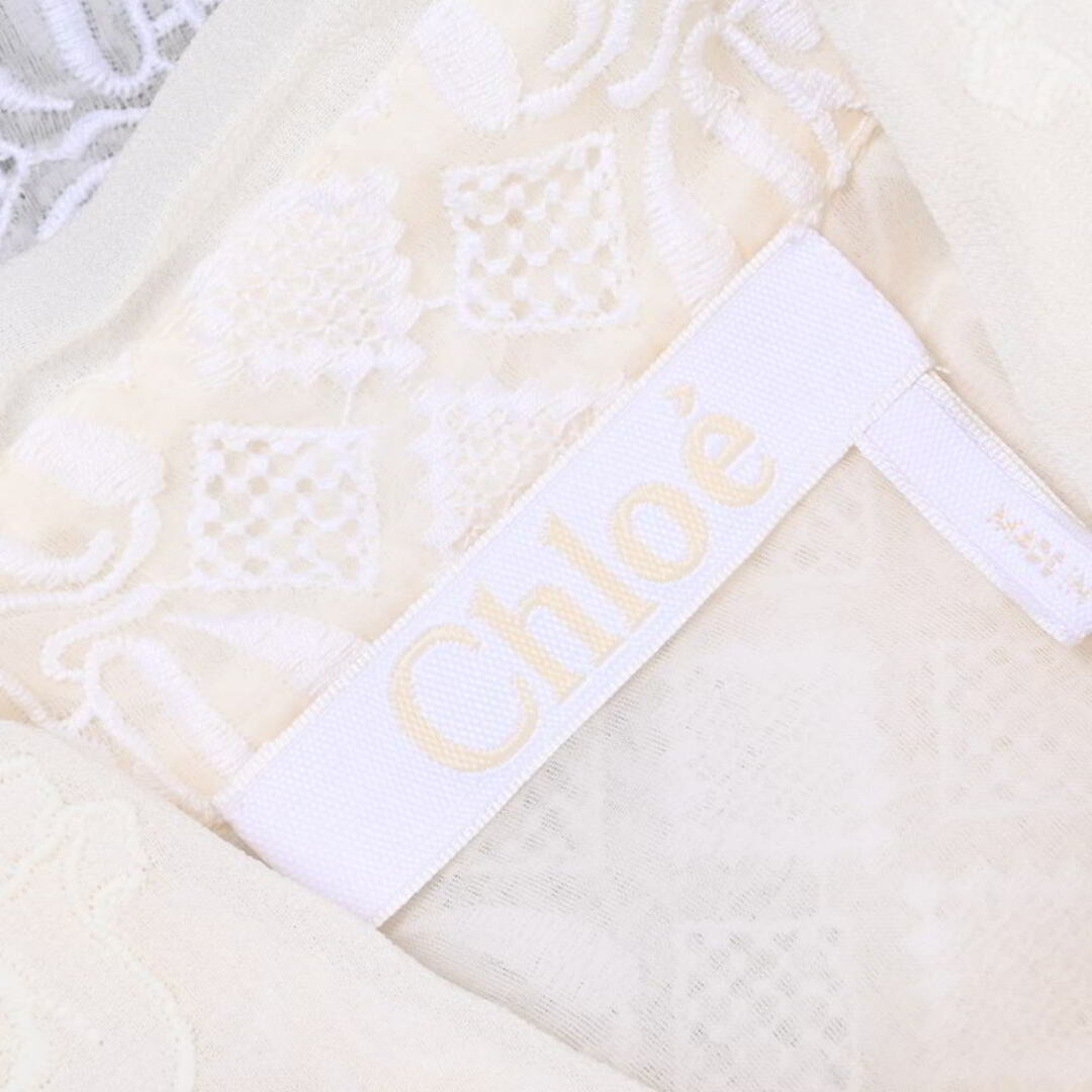 Chloe - Chloe フランス製 レース 刺繍 シャツの通販 by CYCLE Chloe - Chloe フランス製 レース 刺繍 シャツの通販 by CYCLE