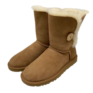 UGG  シープスキンブーツ W BAILEY  BUTTON /チェスナット(ブーツ)