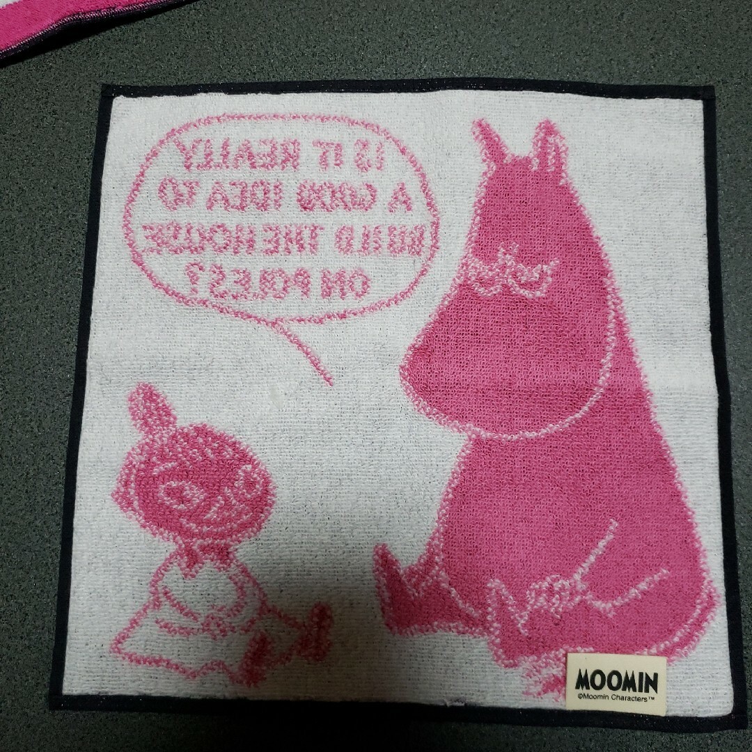 MOOMIN(ムーミン)のリトルミィタオルハンカチ２枚セット エンタメ/ホビーのアニメグッズ(タオル)の商品写真