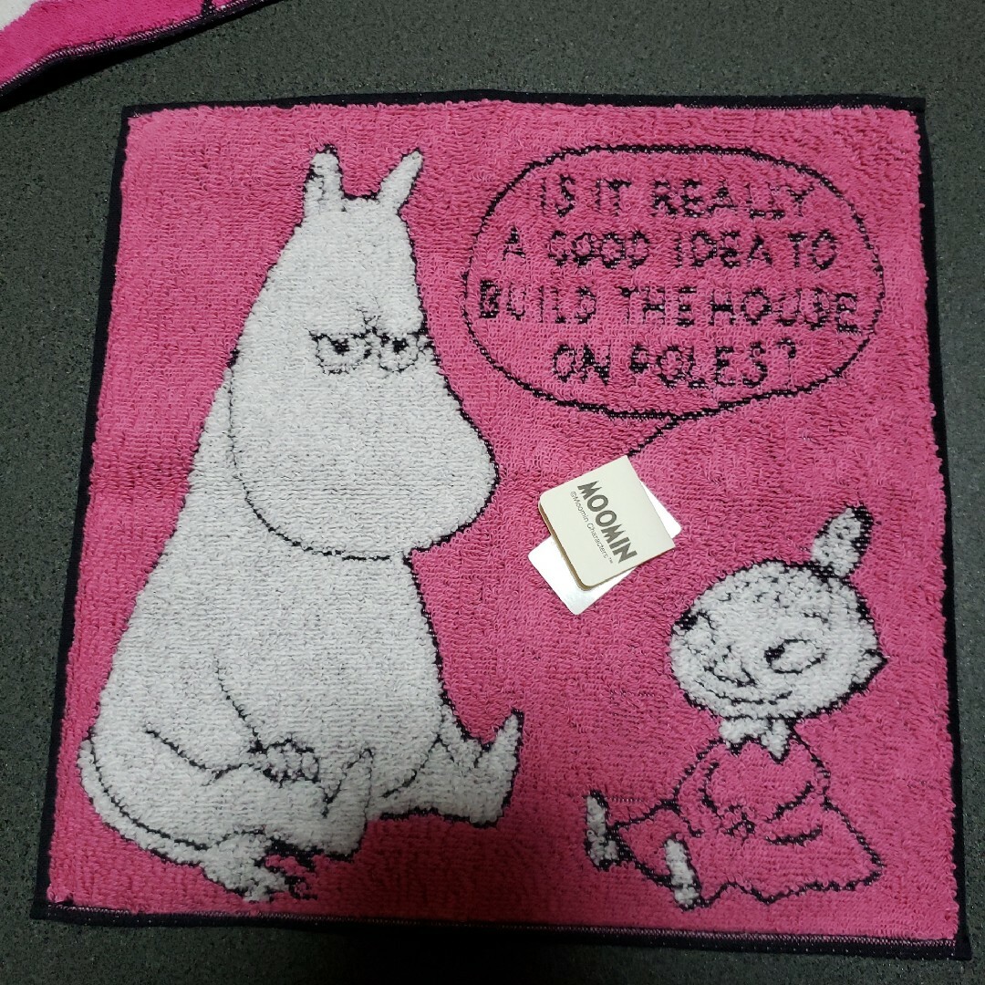 MOOMIN(ムーミン)のリトルミィタオルハンカチ２枚セット エンタメ/ホビーのアニメグッズ(タオル)の商品写真