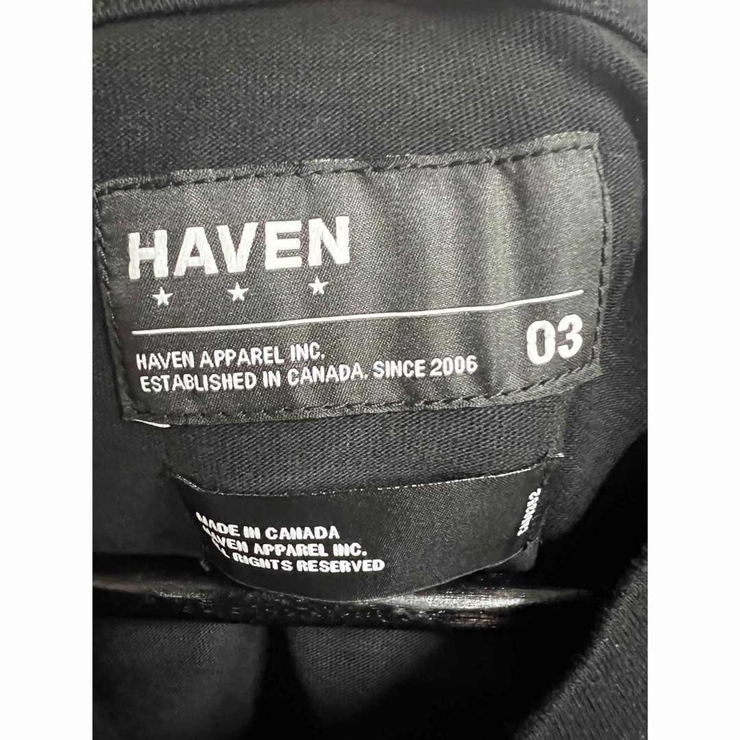 HDVEN 黒 Tシャツ 半袖 文字 ロゴ 古着 レア ヴィンテージ バックロゴ メンズのトップス(Tシャツ/カットソー(半袖/袖なし))の商品写真