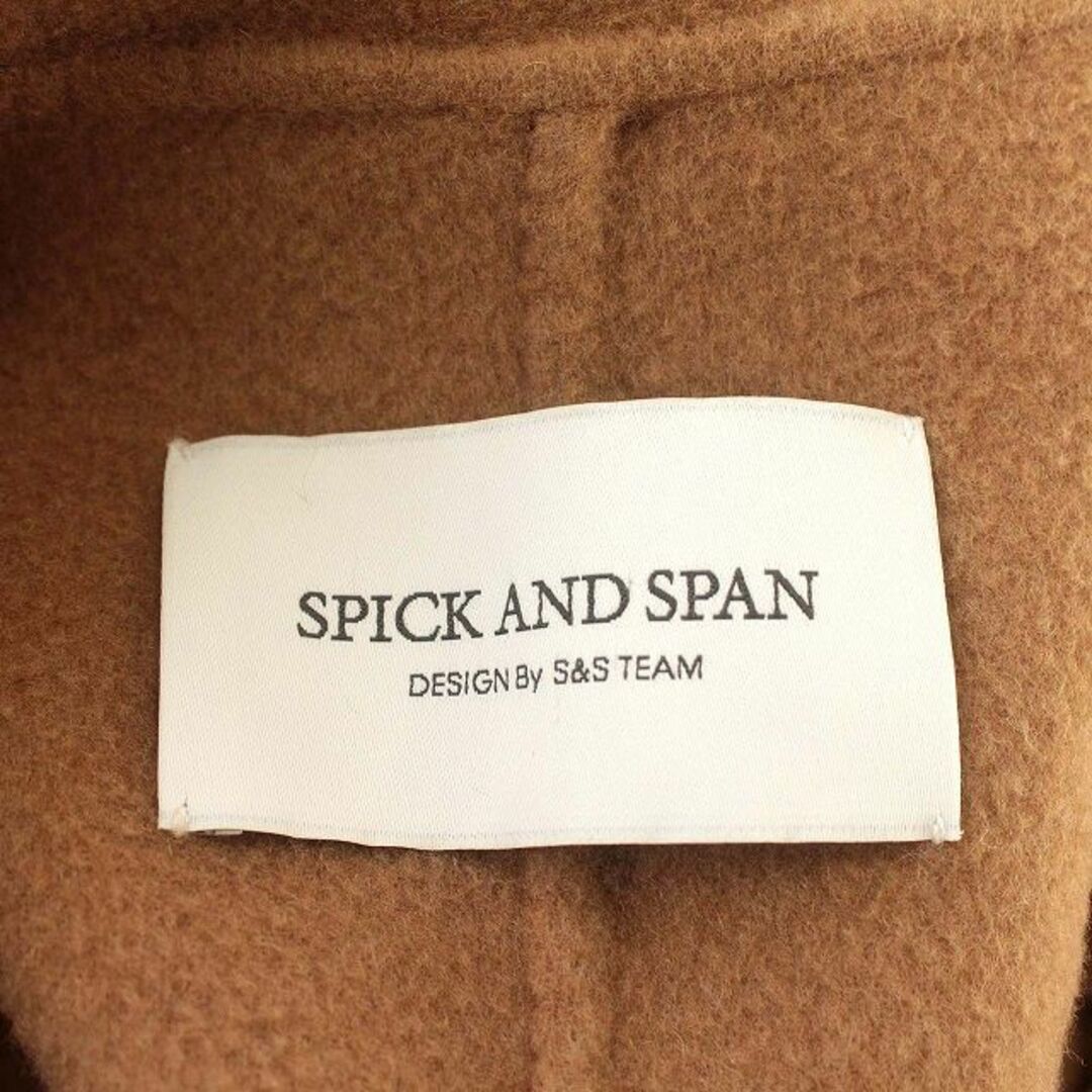 Spick & Span(スピックアンドスパン)のスピック&スパン Spick&Span チェスターコート ロング 茶 キャメル レディースのジャケット/アウター(その他)の商品写真