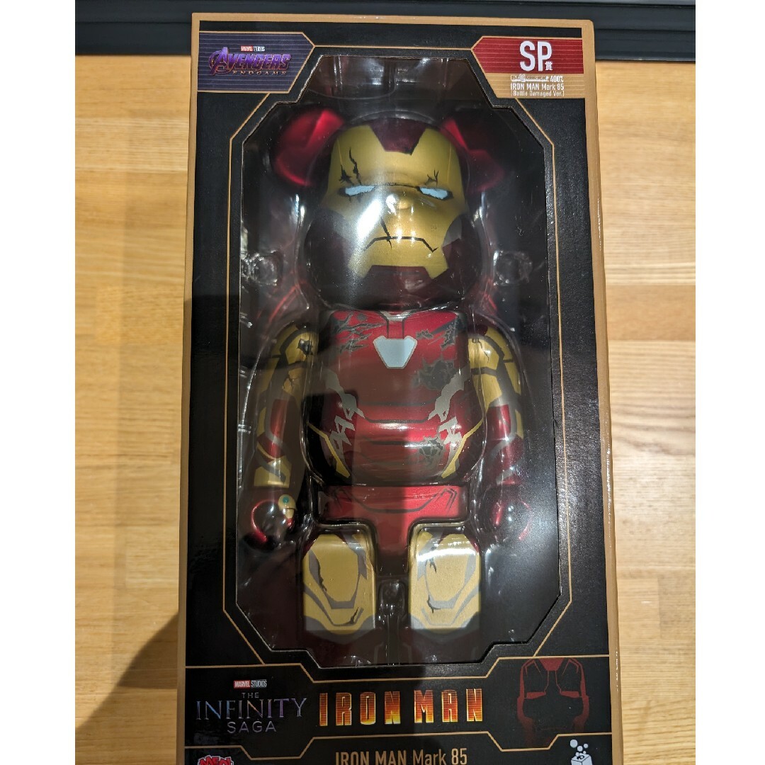 BE@RBRICK(ベアブリック)の【新品】IRON MAN Happyくじ BE@RBRICK SP賞 エンタメ/ホビーのフィギュア(アメコミ)の商品写真