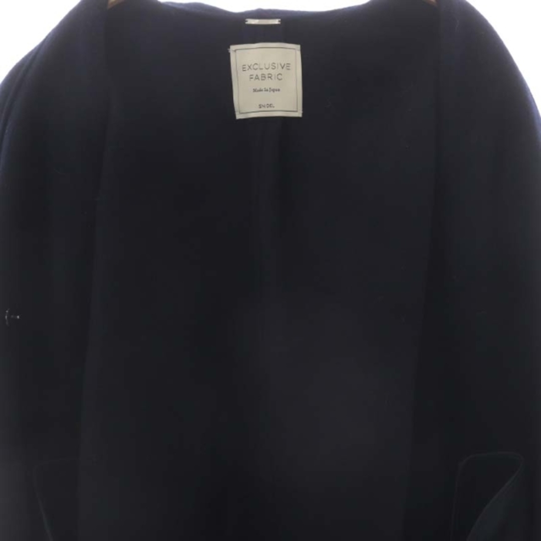 SNIDEL(スナイデル)のスナイデル 22AW シャルムビッグカラーロングコート ウール アウター 0 紺 レディースのジャケット/アウター(その他)の商品写真