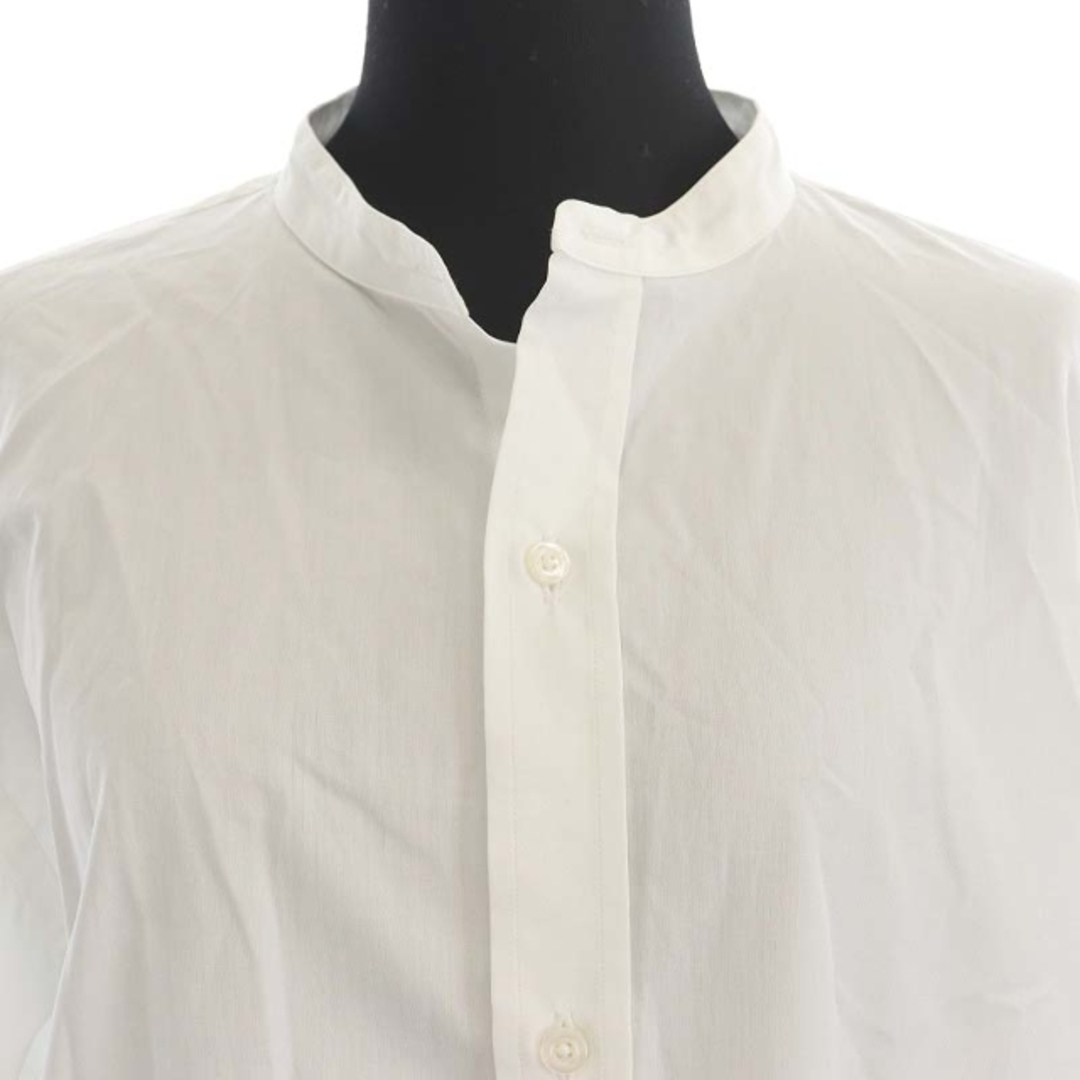 other(アザー)のユーゲン Rob コットンポプリンバンドカラーシャツ 長袖 3 白 ホワイト メンズのトップス(シャツ)の商品写真