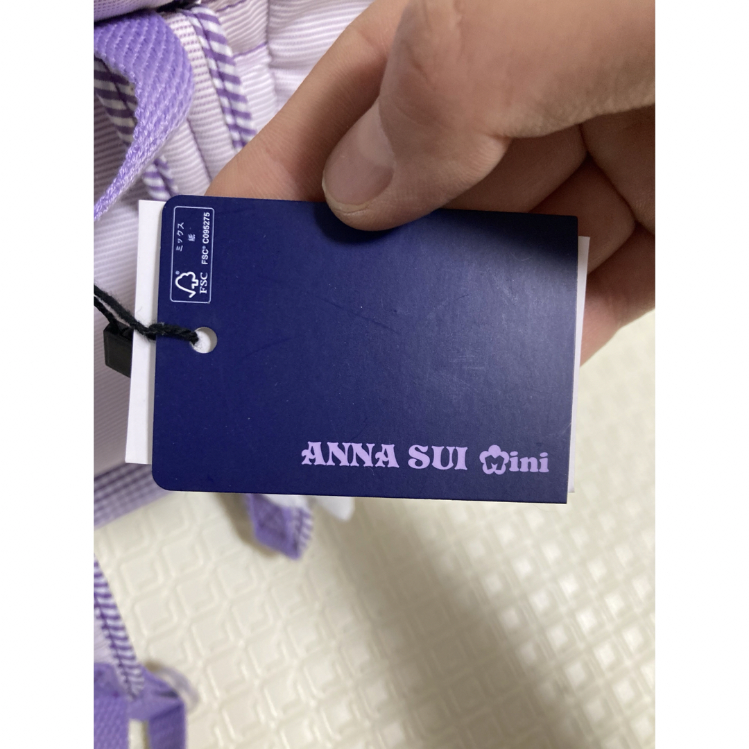 ANNA SUI mini(アナスイミニ)の（美品）アナスイ・ミニ ・ネコマスコット ベビーリュック キッズ/ベビー/マタニティのこども用バッグ(リュックサック)の商品写真