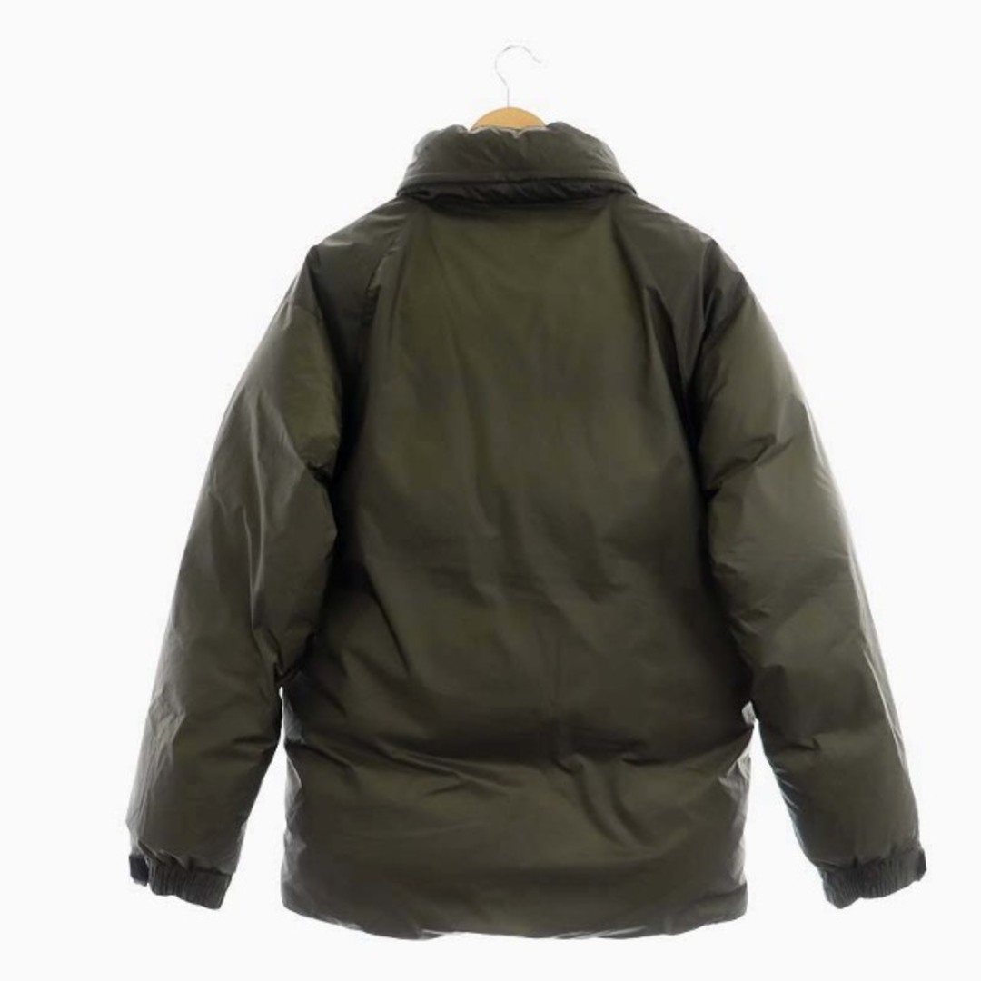 NANGA(ナンガ)のナンガ ダウン ジャケット フード付き XL 緑 カーキ メンズのジャケット/アウター(ダウンジャケット)の商品写真