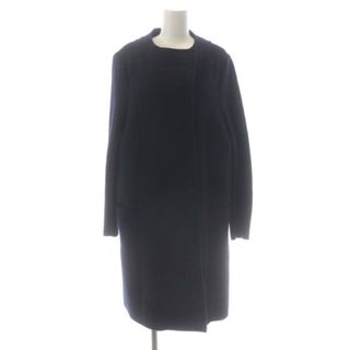 マルニ(Marni)のマルニ MARNI ノーカラーコート ウール アウター ロング 40 紺(その他)