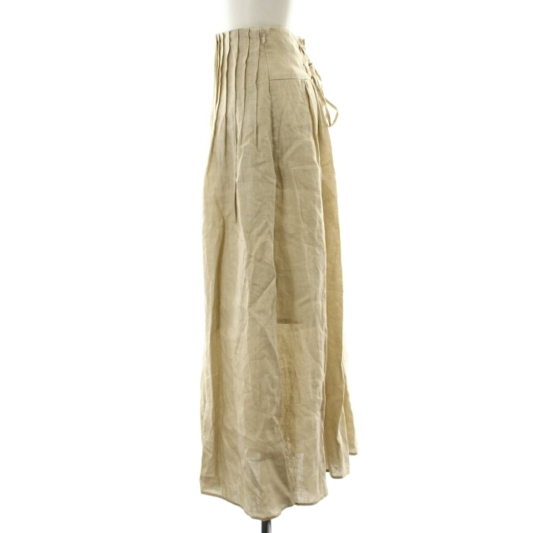FRAY I.D(フレイアイディー)のフレイアイディー タグ付き フレンチリネンタックスカート フレア ロング 1 レディースのスカート(ロングスカート)の商品写真