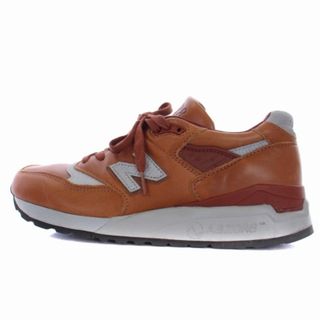 ニューバランス(New Balance)のNEW BALANCE M998BESP スニーカー レザー 25cm 茶(スニーカー)