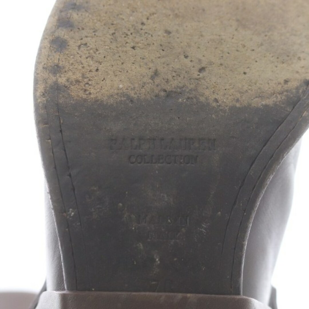 ラルフローレンコレクション ジョッキーブーツ ロング ハーネス ベルト 24 茶 レディースの靴/シューズ(ブーツ)の商品写真
