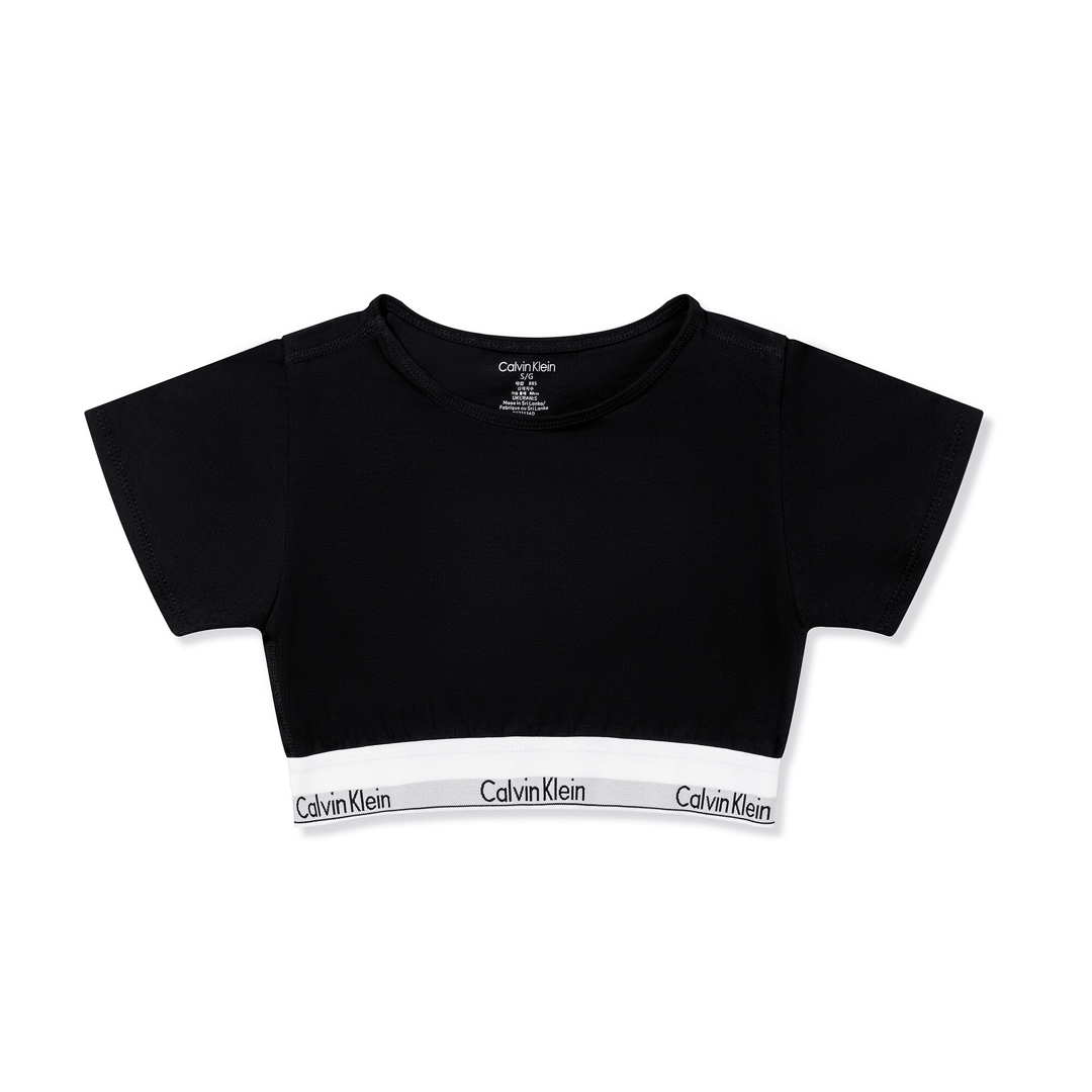 ck Calvin Klein(シーケーカルバンクライン)のMODERN COTTON LINE EXT 半袖Tシャツブラレット　ブラックS メンズのトップス(Tシャツ/カットソー(半袖/袖なし))の商品写真