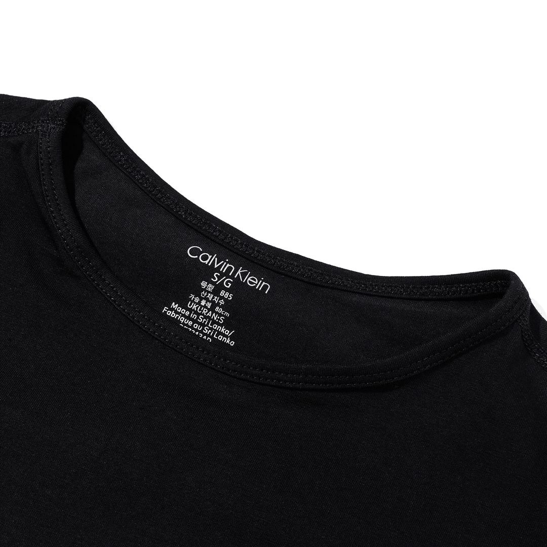 ck Calvin Klein(シーケーカルバンクライン)のMODERN COTTON LINE EXT 半袖Tシャツブラレット　ブラックS メンズのトップス(Tシャツ/カットソー(半袖/袖なし))の商品写真