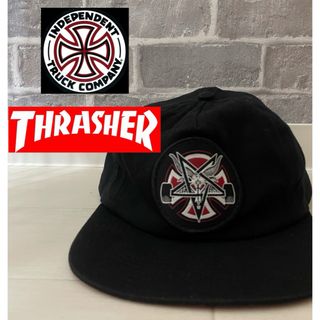 インディペンデント(INDEPENDENT)のINDEPENDENT×THRASHER インディペンデント　コラボ　キャップ(キャップ)