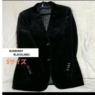 バーバリーブラックレーベル(BURBERRY BLACK LABEL)のBURBERRYBLACKレーベル ベロア風ジャケット(テーラードジャケット)