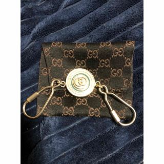 グッチ(Gucci)のOLD GUCCI Wホック Gキーリング(キーホルダー)