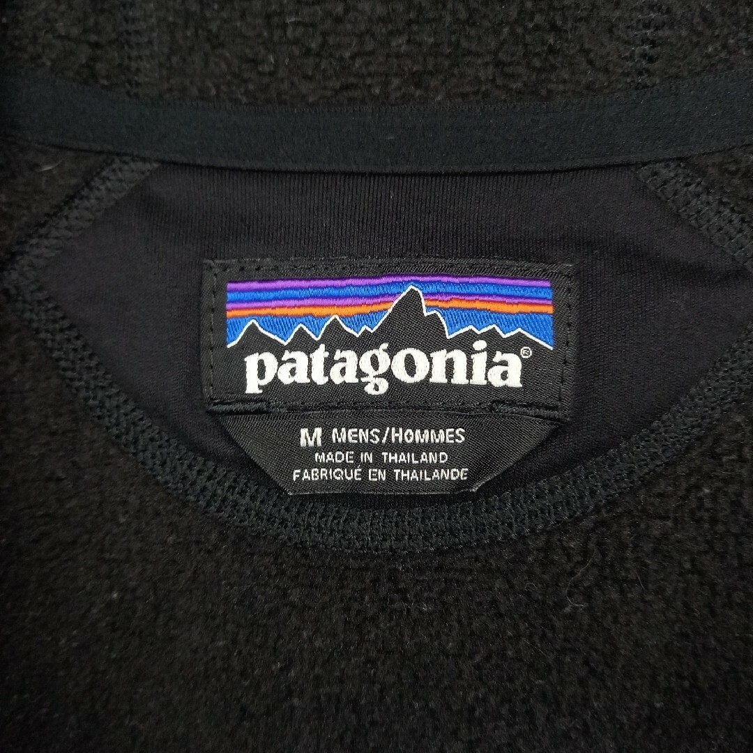 patagonia(パタゴニア)のパタゴニア　ベターセーター　パーカー　フリース　裏起毛　廃盤　刺繍　ブラック　M メンズのトップス(パーカー)の商品写真