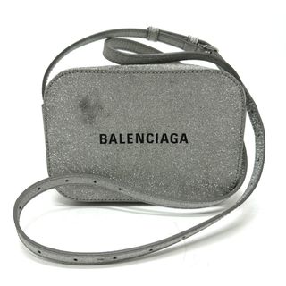 バレンシアガ(Balenciaga)のバレンシアガ BALENCIAGA エブリデイ カメラバッグ 552372 ロゴ カバン XSサイズ ショルダーバッグ レザー シルバー(ショルダーバッグ)