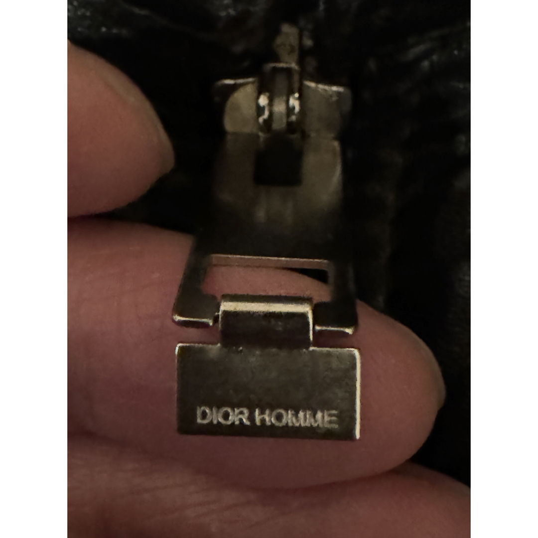 DIOR HOMME(ディオールオム)のDior homme 04AW キルトレザーライダース46 希少 メンズのジャケット/アウター(レザージャケット)の商品写真