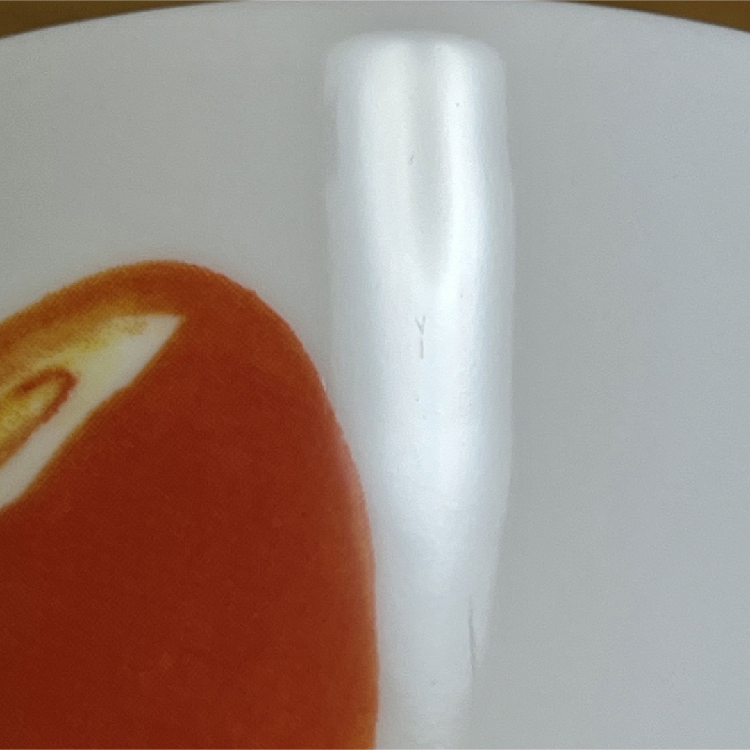 ARABIA(アラビア)のARABIA Appelsiini/ オレンジ マグカップ 2009年夏季限定 インテリア/住まい/日用品のキッチン/食器(食器)の商品写真