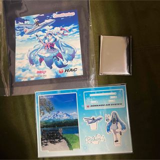 ジャル(ニホンコウクウ)(JAL(日本航空))の初音ミク　雪ミク　HAC 北海道エアシステム　JAL 　非売品　3セット(キャラクターグッズ)