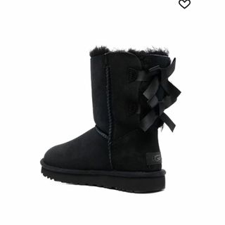 アグオーストラリア(UGG AUSTRALIA)のアグ　bailey bowⅡ ブーツ　リボン　ブラック(ブーツ)