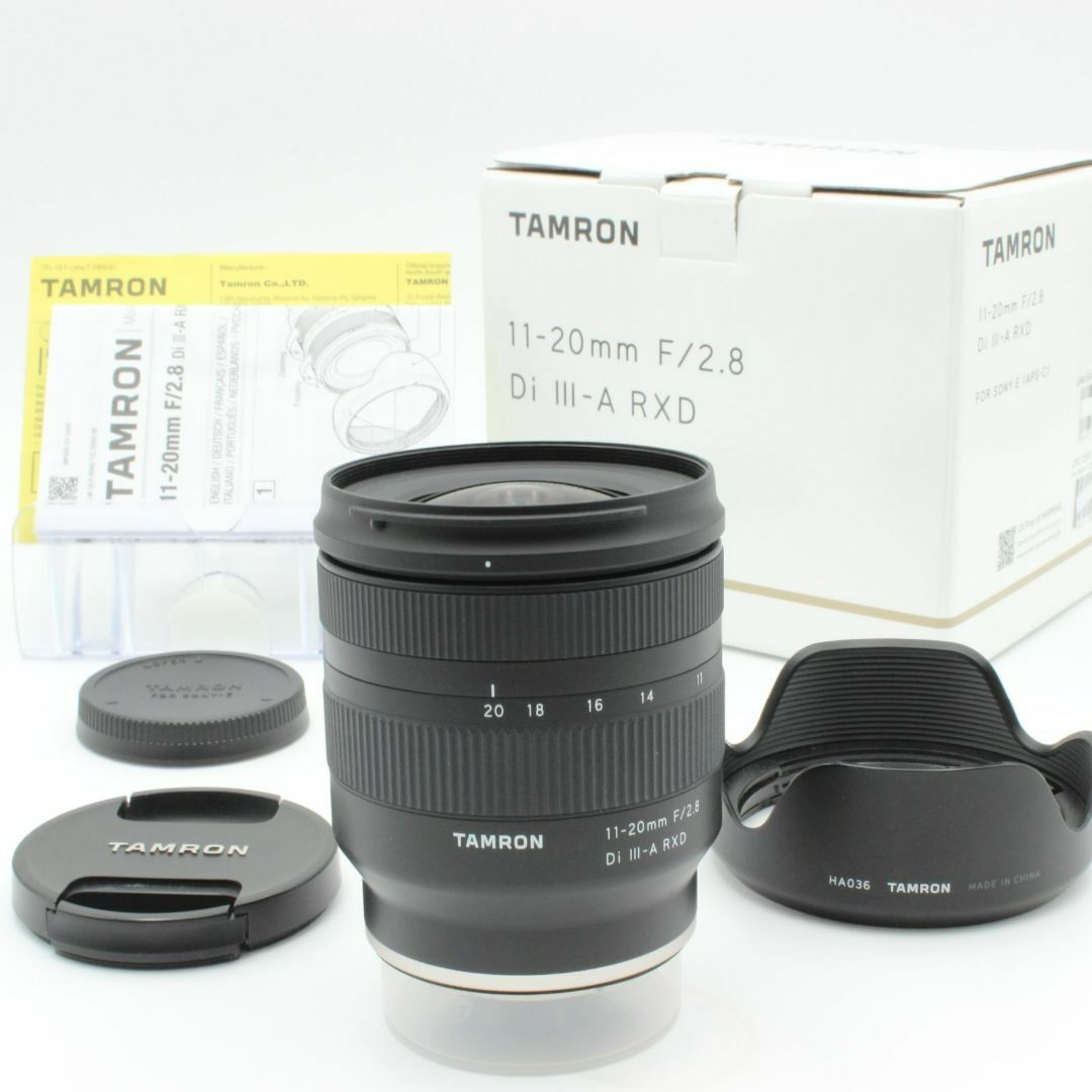 極美品 タムロン 11-20mm f2.8 Di III-A RXD ソニー送料無料